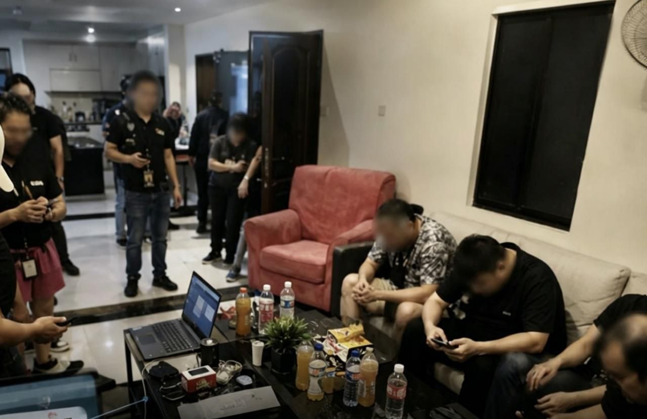 马尼拉捣毁诈骗窝点 NBI突袭 #马尼拉万国村 捣毁“杀猪盘”窝点！17人被捕，涉虚拟币骗局🚨
