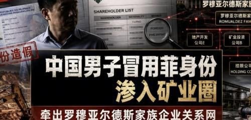 菲律宾身份造假 中国男子冒用菲籍混迹矿圈，#小马表弟 家族被曝牵涉其中⚠️