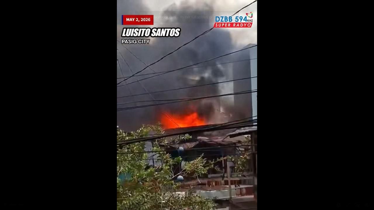 菲律宾帕西格市突发火灾 突发大火!帕西格住宅区被烧毁15栋房屋 至少5人受伤